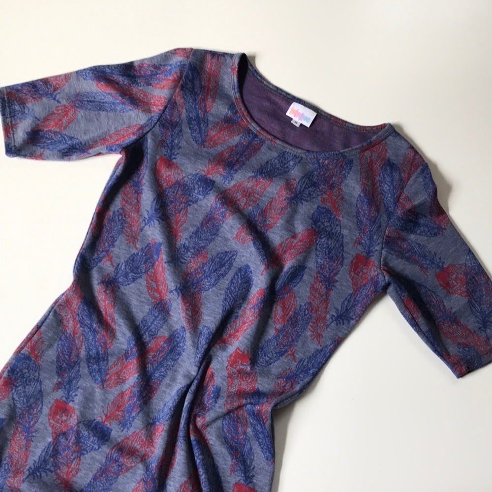 LuLaRoe Jaquard Julia Dress Size Small